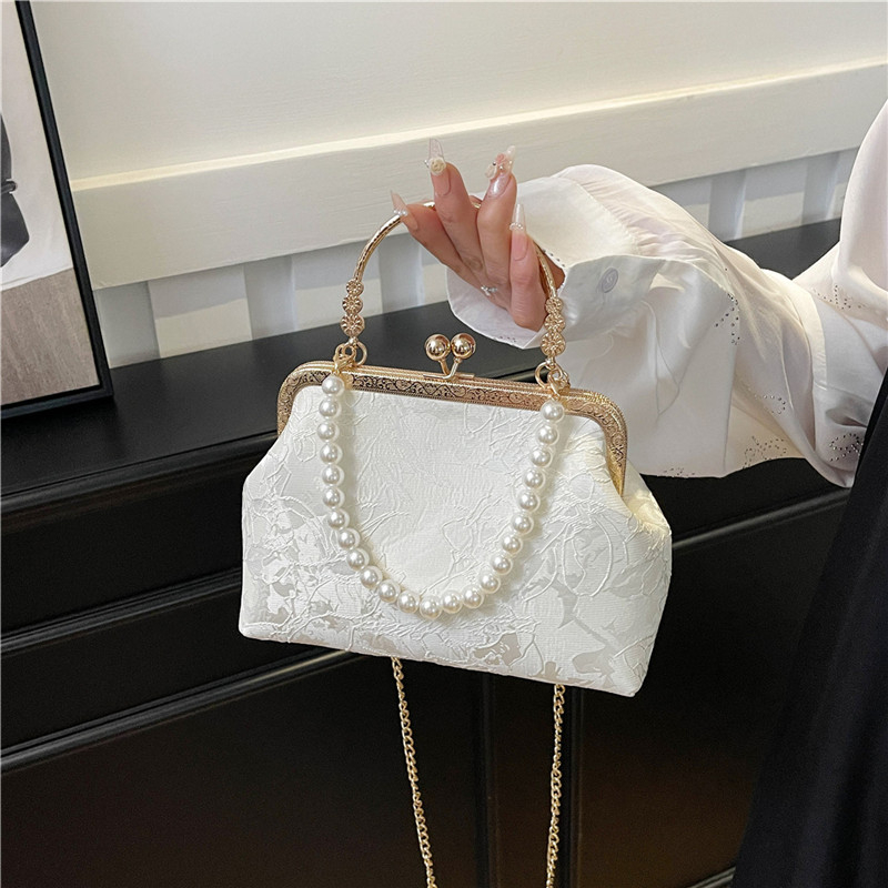Embroidery Kit Pouch - Bolso de encaje clásico Vintage, bolsos