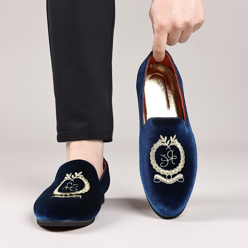 Embroidery Wedding - Mocasines de diseñador de lujo, zapatos