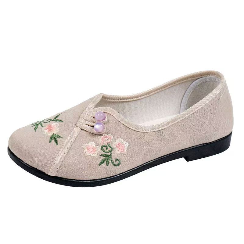 Embroidery Shoes - Zapatos planos de estilo chino para