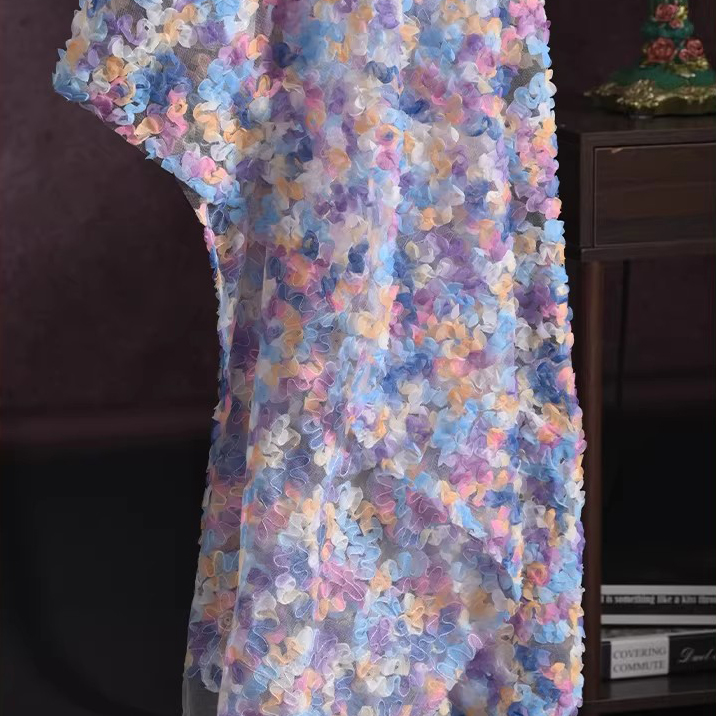 Embroidery Wedding - 1 yarda de tela de gasa