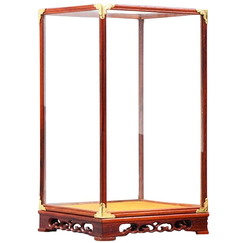 Frame Display Wood - Caja expositora de cristal para Buda,