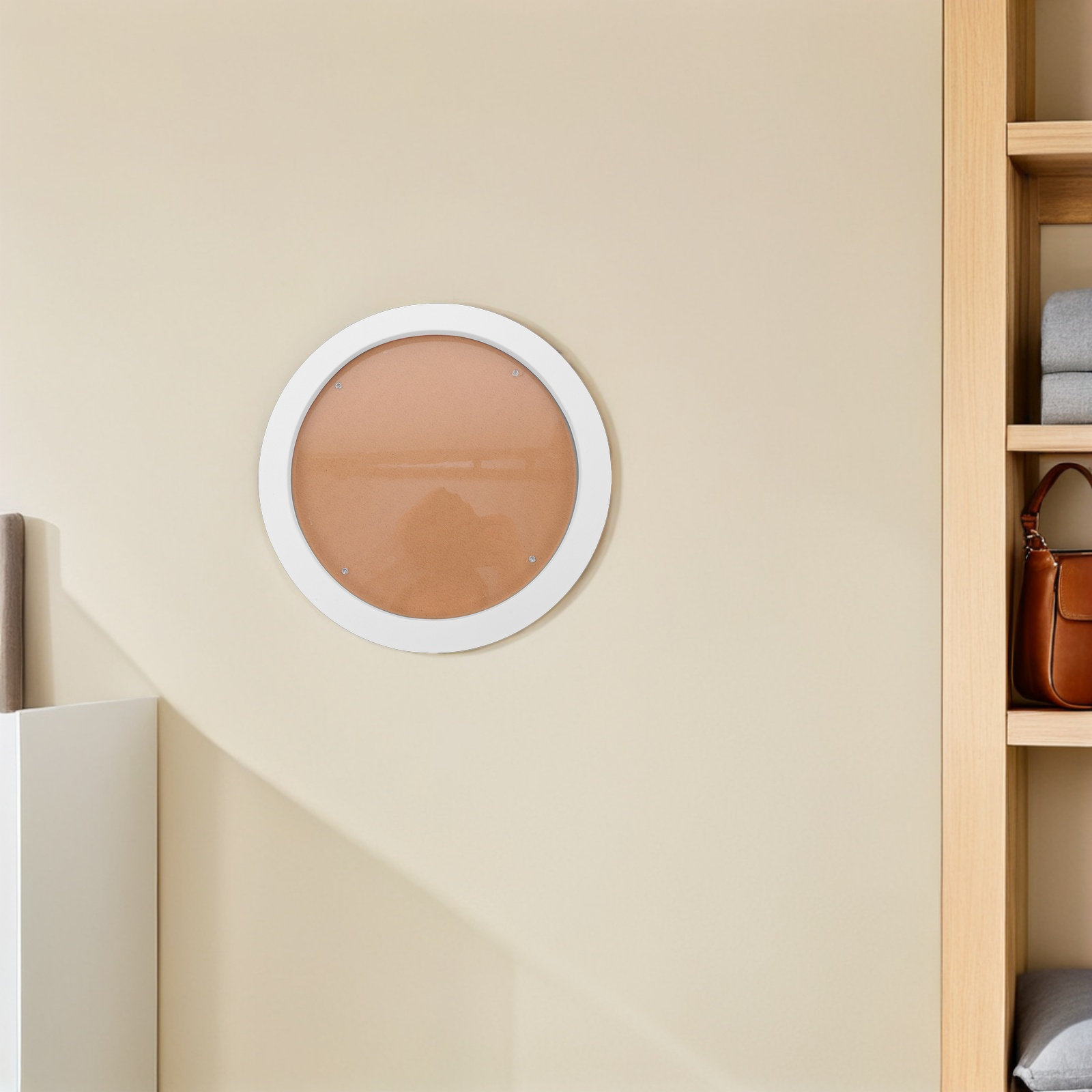 Frame Display Wood - Marco de exhibición circular para bordado