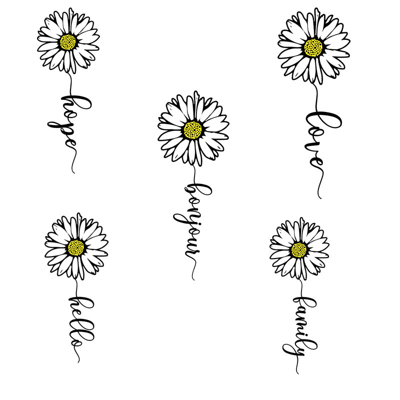Embroidery Fonts - Pegatinas de letras personalizadas para niños,