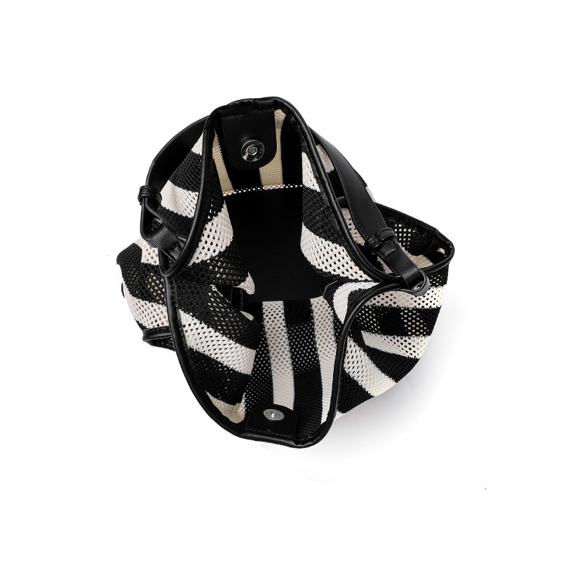 Bolso Tote Grande a Rayas Teji - Embroidery Kit Pouch reseña y precio