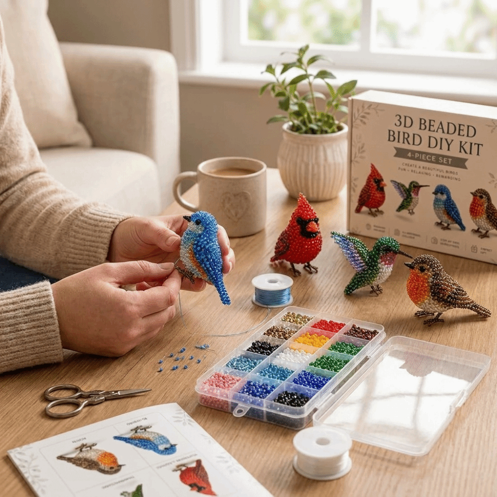 Kit de bordado de cuentas de a - Embroidery Kit Set reseña y precio