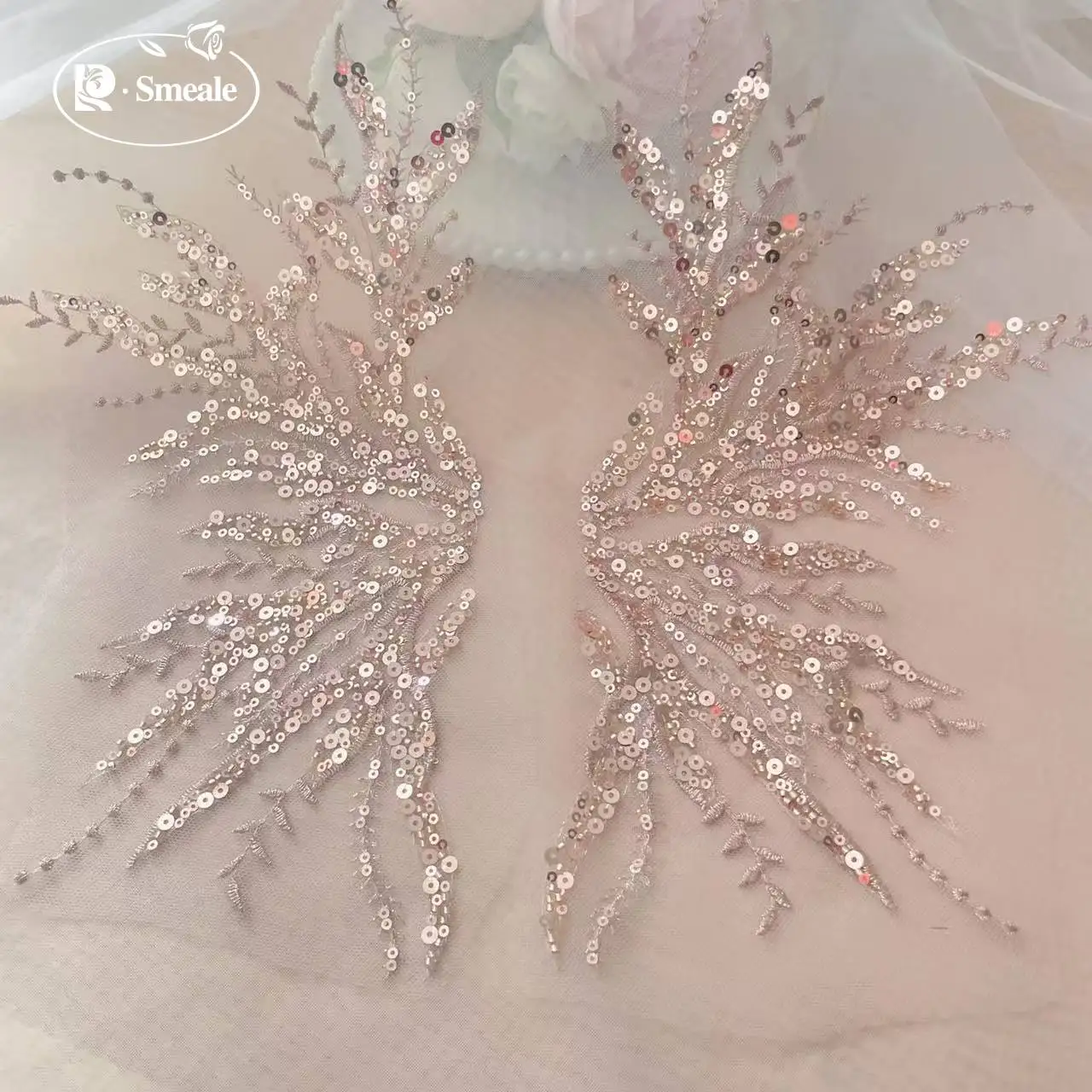5 pares-2 pares. Apliques de e - Embroidery Gold reseña y precio