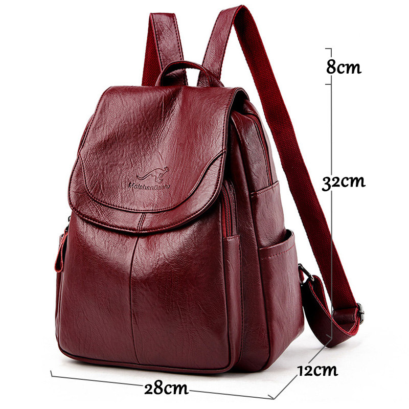 Mochila Vintage de Cuero Suave - Embroidery Kit Pouch reseña y precio