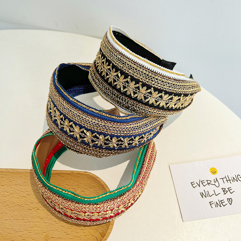 Diadema con nudo brillante dor - Embroidery Gold reseña y precio