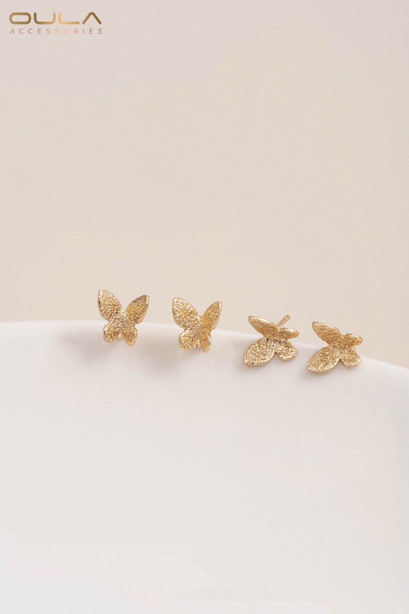 1 par de agujas de plata 925 c - Embroidery Gold reseña y precio