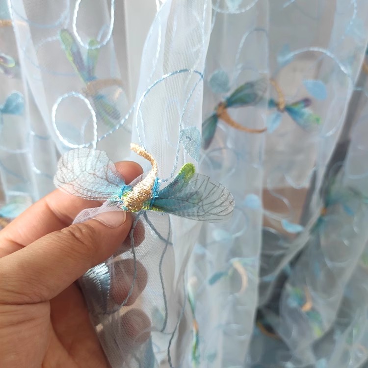 Tela de malla rosa azul de 1 y - Embroidery Wedding reseña y precio