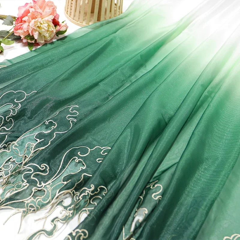 Tela con Bordado Estilo Chino, - Embroidery Wedding reseña y precio