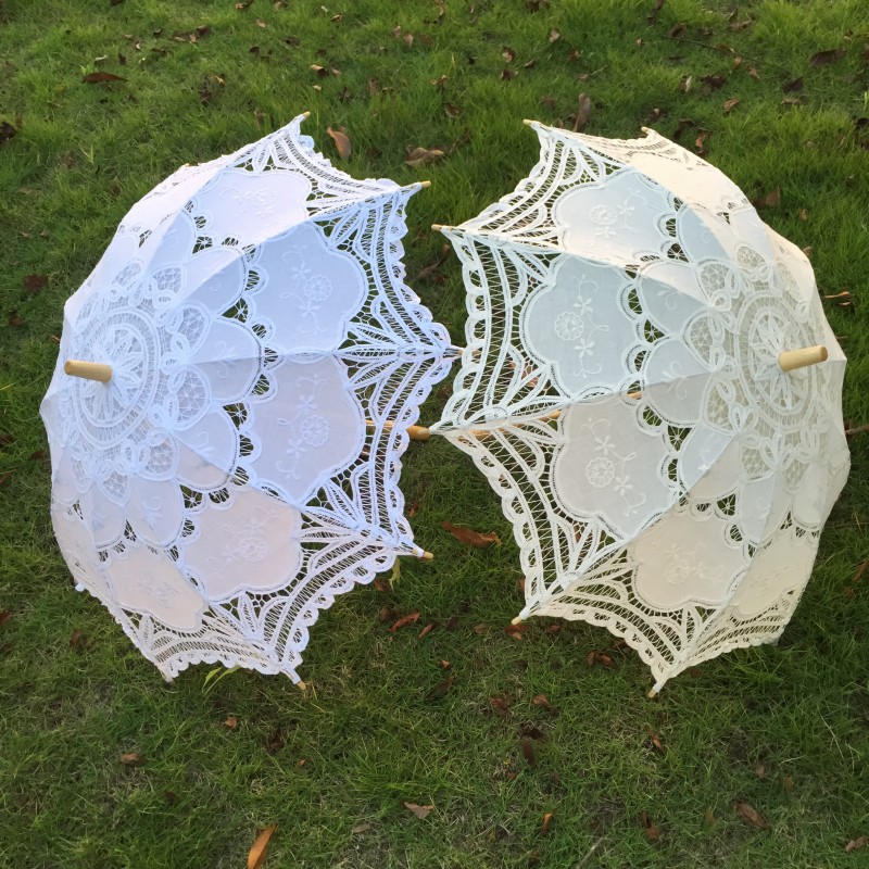 Nuevo Paraguas de Encaje Vinta - Embroidery Wedding reseña y precio