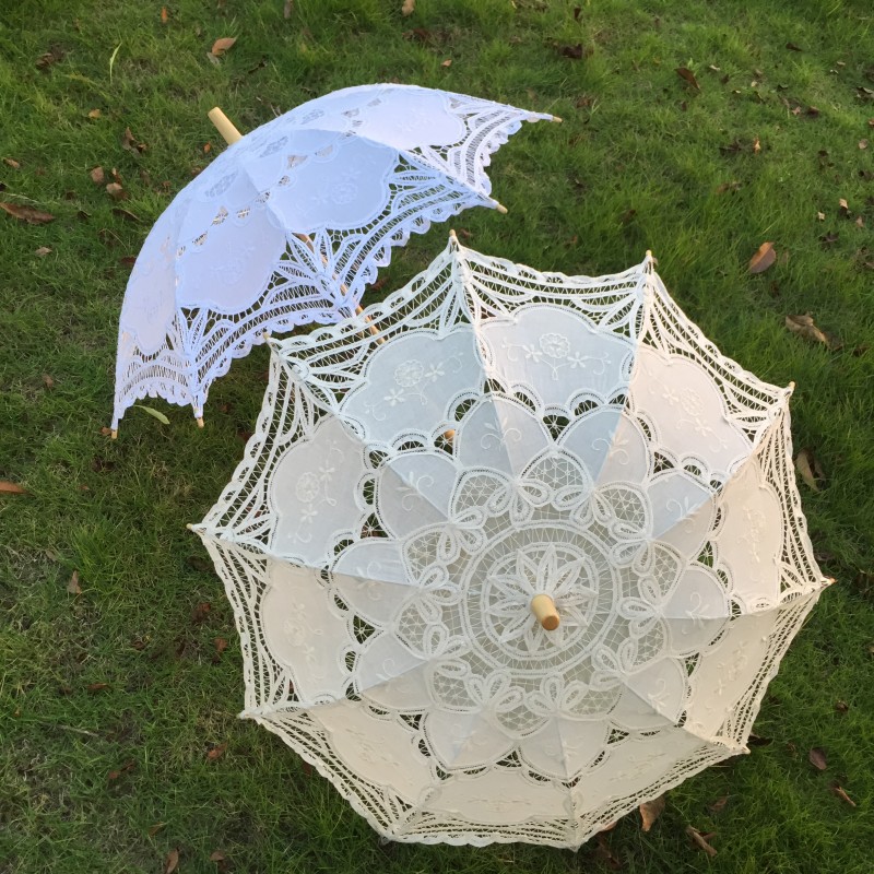 Nuevo Paraguas de Encaje Vinta - Embroidery Wedding reseña y precio