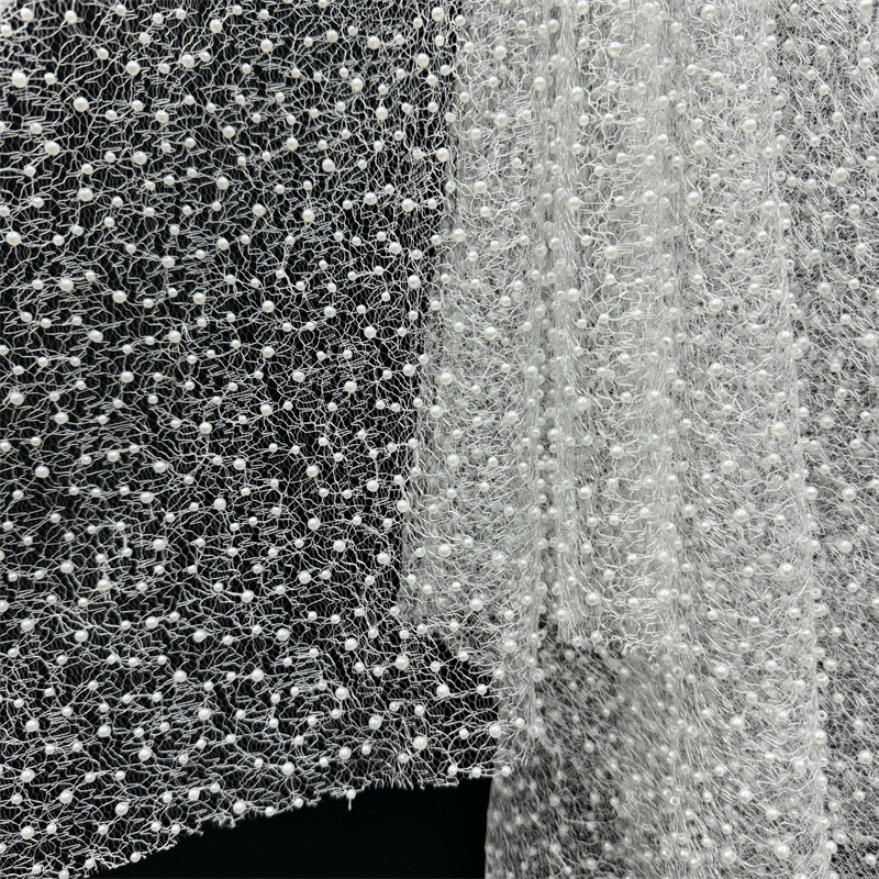 Tela de encaje con cuentas de  - Embroidery Beads reseña y precio