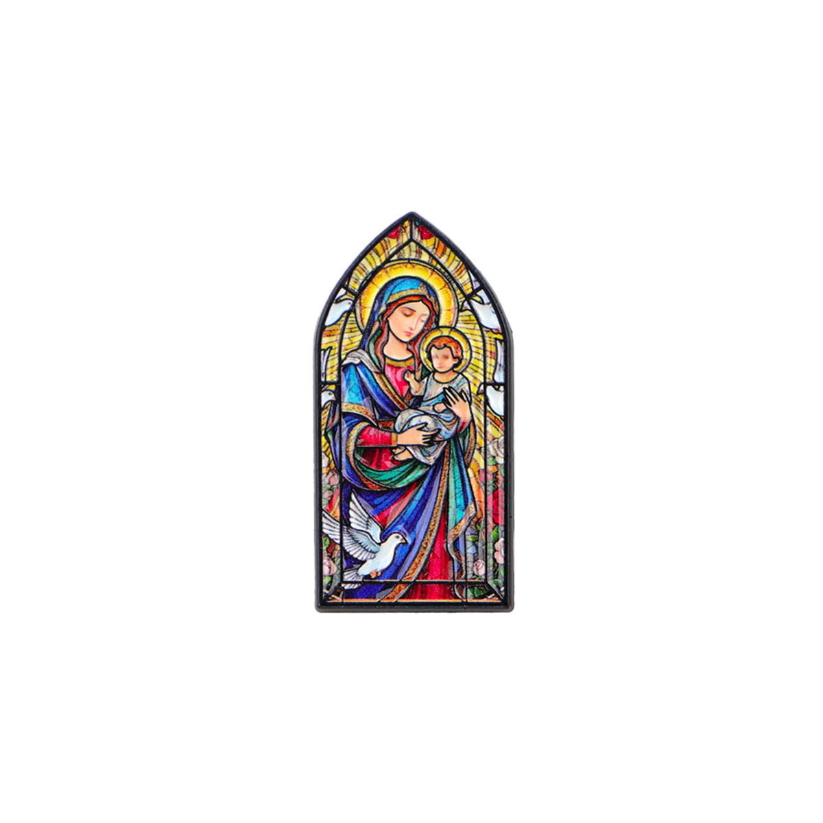 Pin de esmalte de cristal con  - Embroidery Jesus reseña y precio