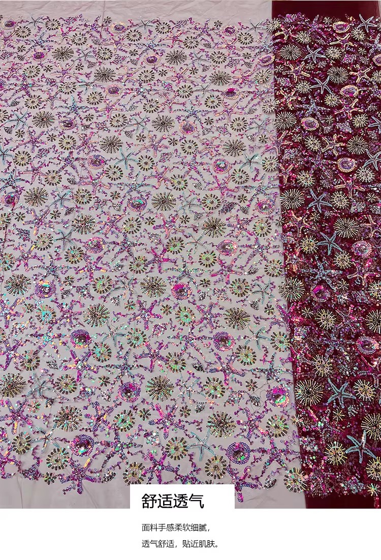 Tela de gasa de lujo de 1 yard - Embroidery Wedding reseña y precio