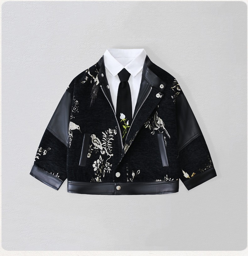 Chaqueta de cuero Pu con borda - Embroidery Wedding reseña y precio