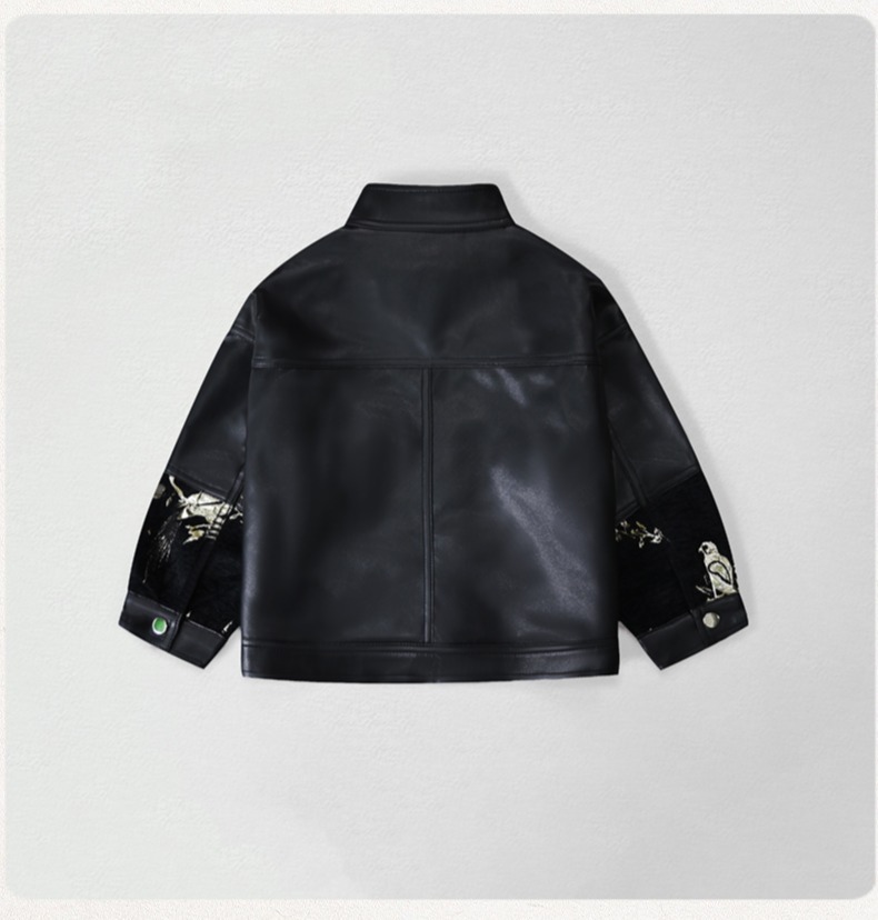 Chaqueta de cuero Pu con borda - Embroidery Wedding reseña y precio