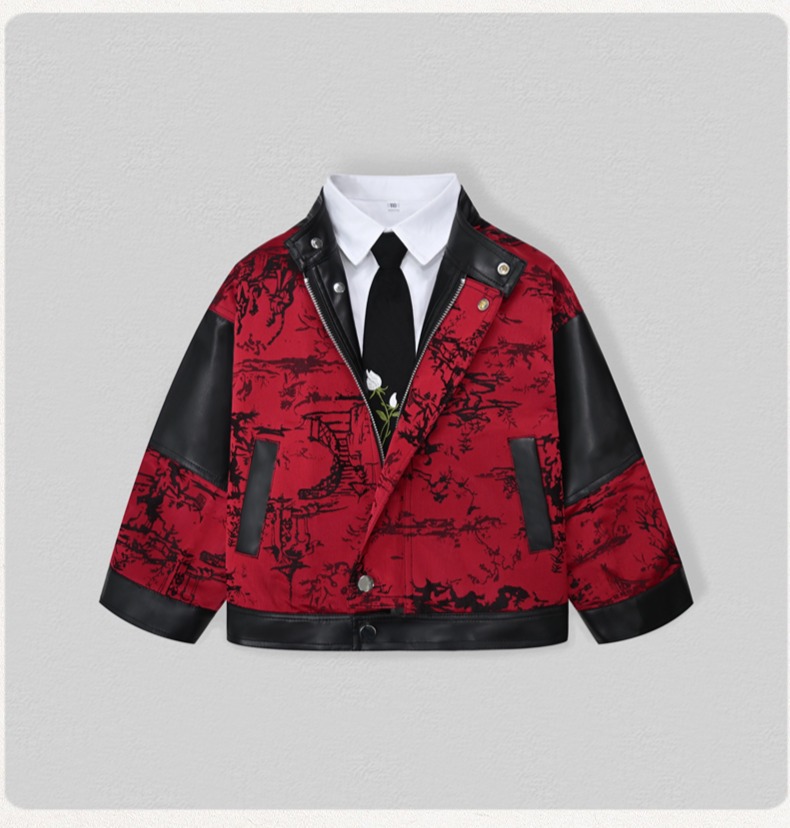 Chaqueta de cuero Pu con borda - Embroidery Wedding reseña y precio
