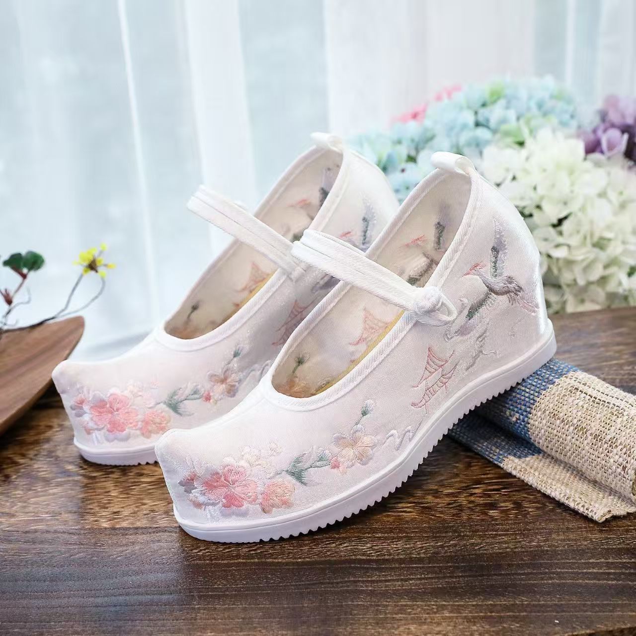 Zapatos bordados internos aume - Embroidery Wedding reseña y precio