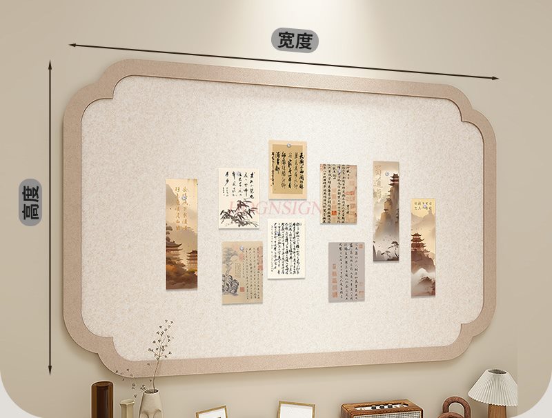 Tablero de fieltro de estilo n - Frame Display Wood reseña y precio