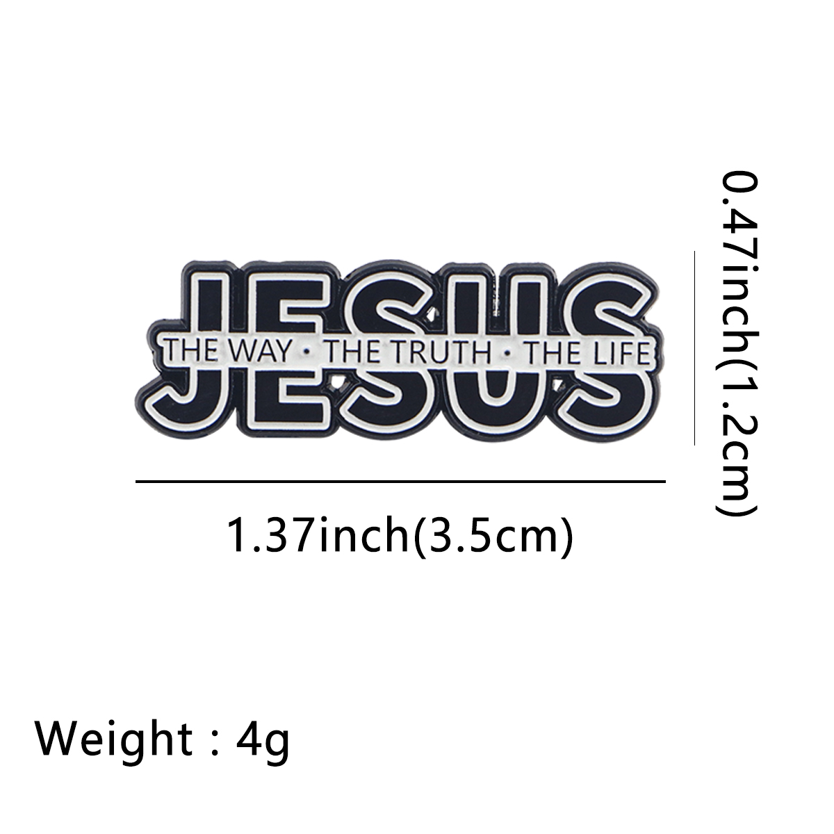 JESUS Way Truth Life-broche es - Embroidery Jesus reseña y precio