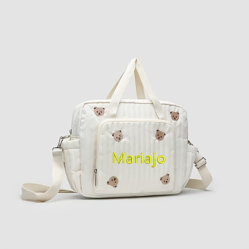 1 bolsa de viaje con diseño de - Embroidery Fonts reseña y precio