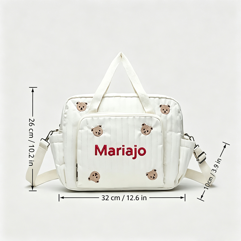 1 bolsa de viaje con diseño de - Embroidery Fonts reseña y precio
