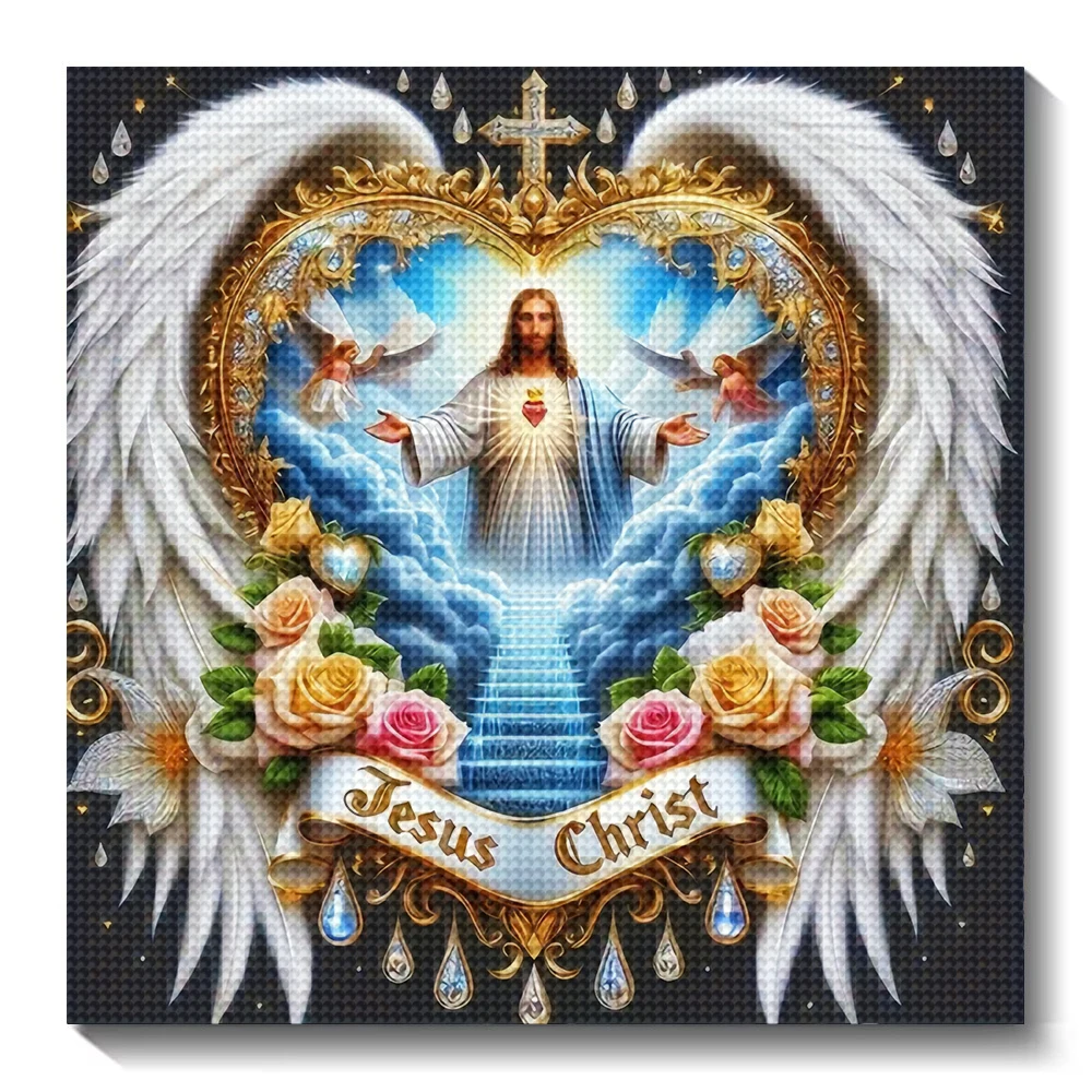 Pintura de diamante 5D DIY, re - Embroidery Jesus reseña y precio
