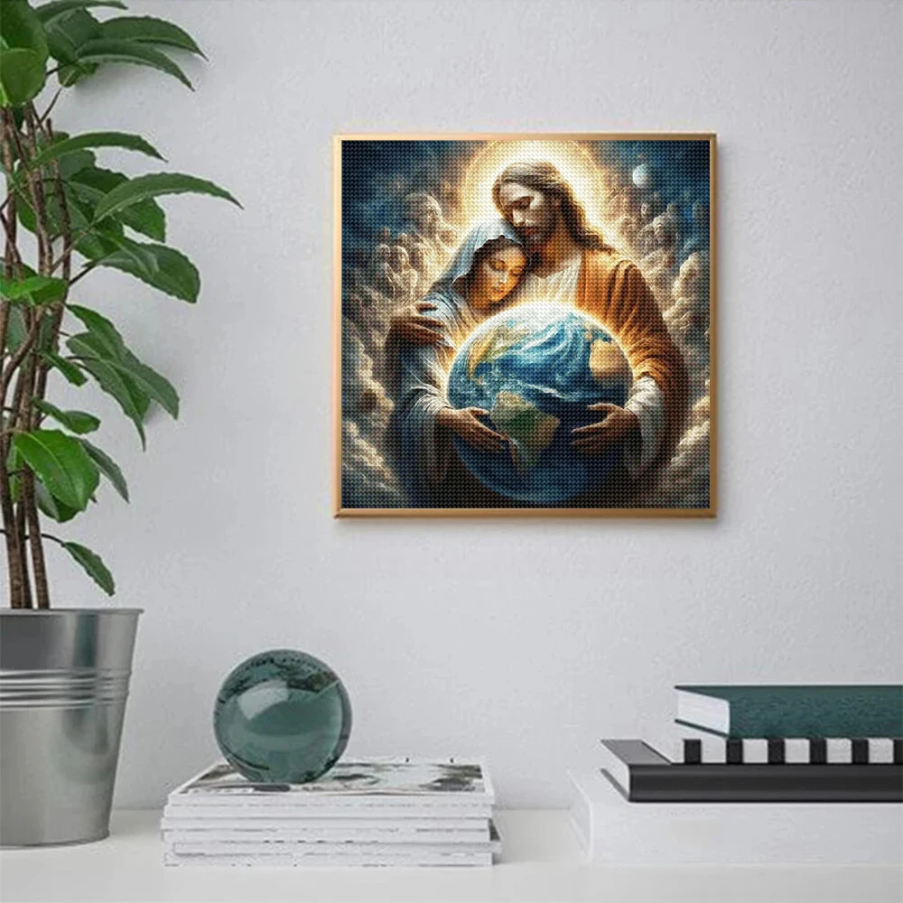 Pintura de diamante 5D DIY, re - Embroidery Jesus reseña y precio