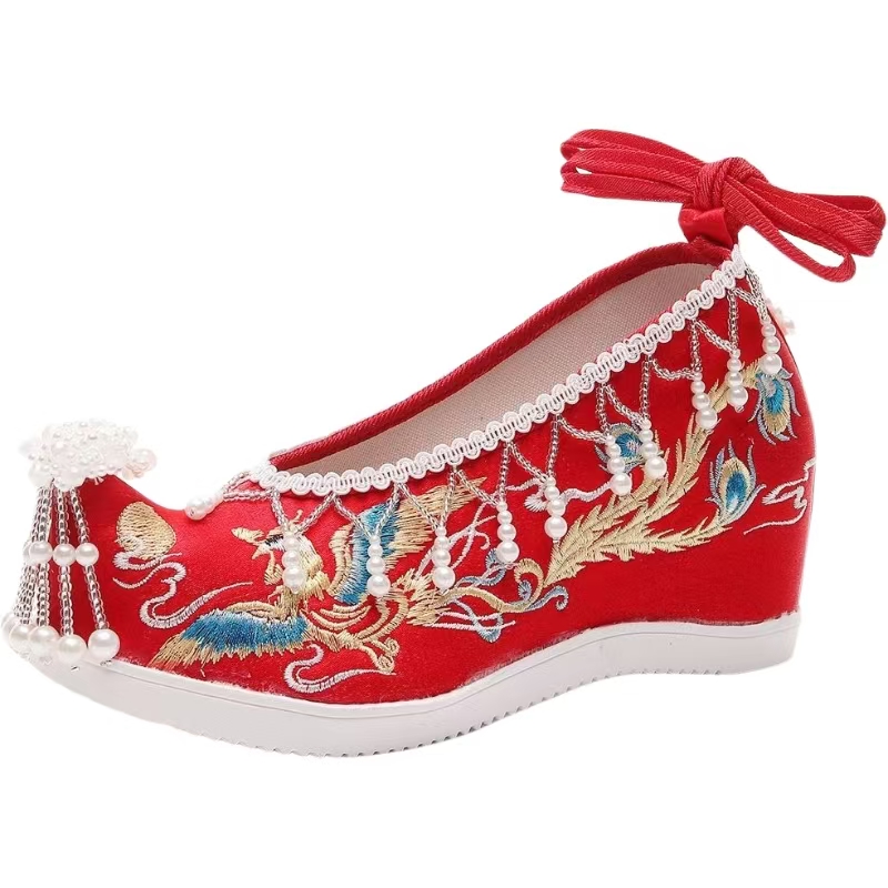 Nuevos zapatos de boda bordado - Embroidery Beads reseña y precio