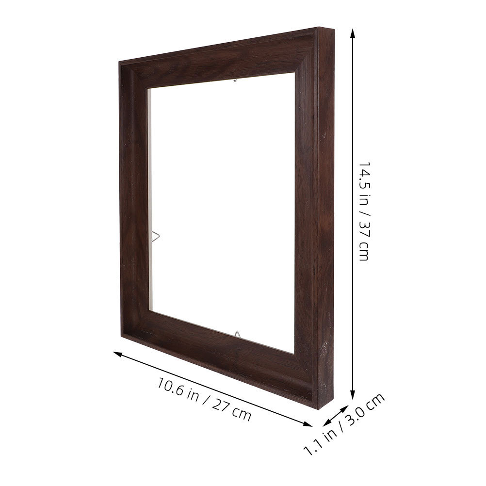 Marco flotante de lona de made - Frame Display Wood reseña y precio