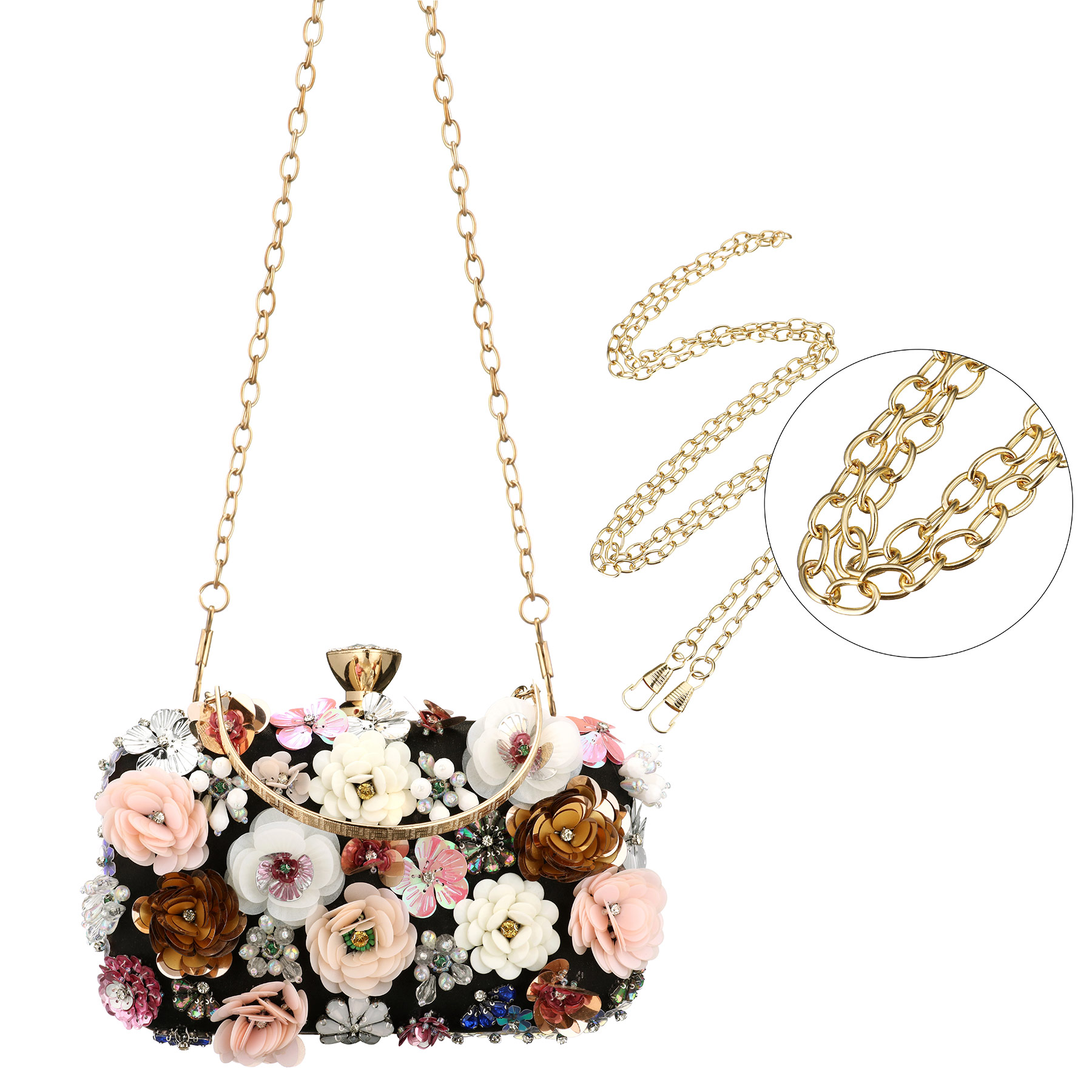 Bolsos de noche para mujer, co - Embroidery Kit Pouch reseña y precio