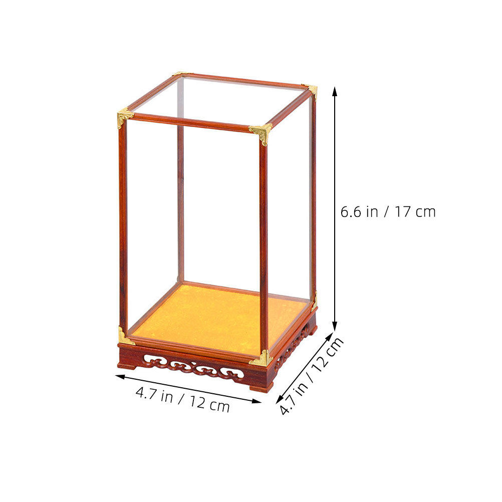 Caja expositora de cristal par - Frame Display Wood reseña y precio