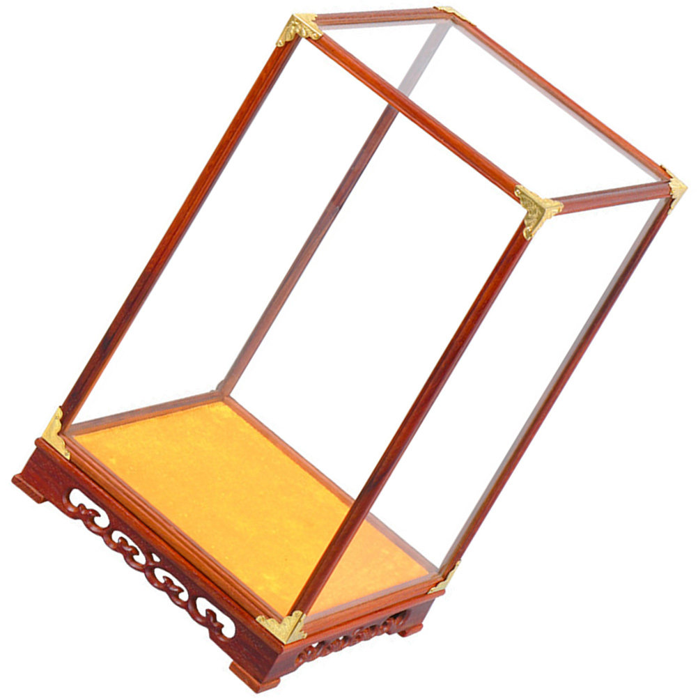 Caja expositora de cristal par - Frame Display Wood reseña y precio