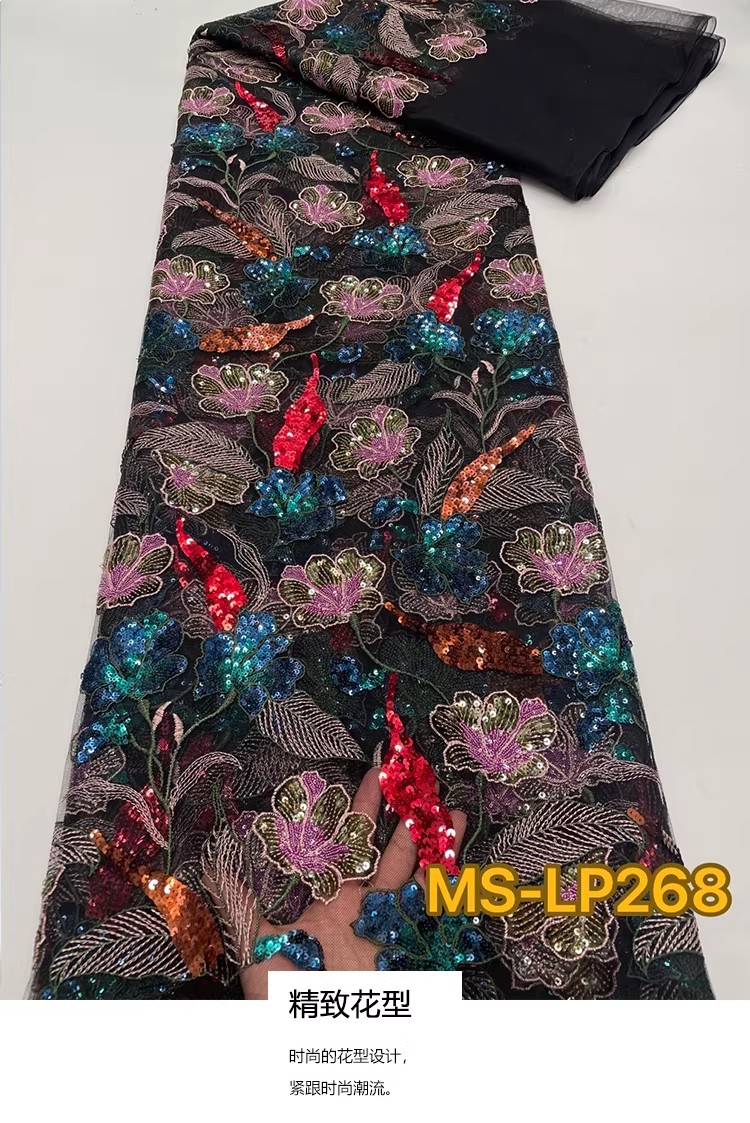 1 yarda de tela de lujo de dob - Embroidery Beads reseña y precio