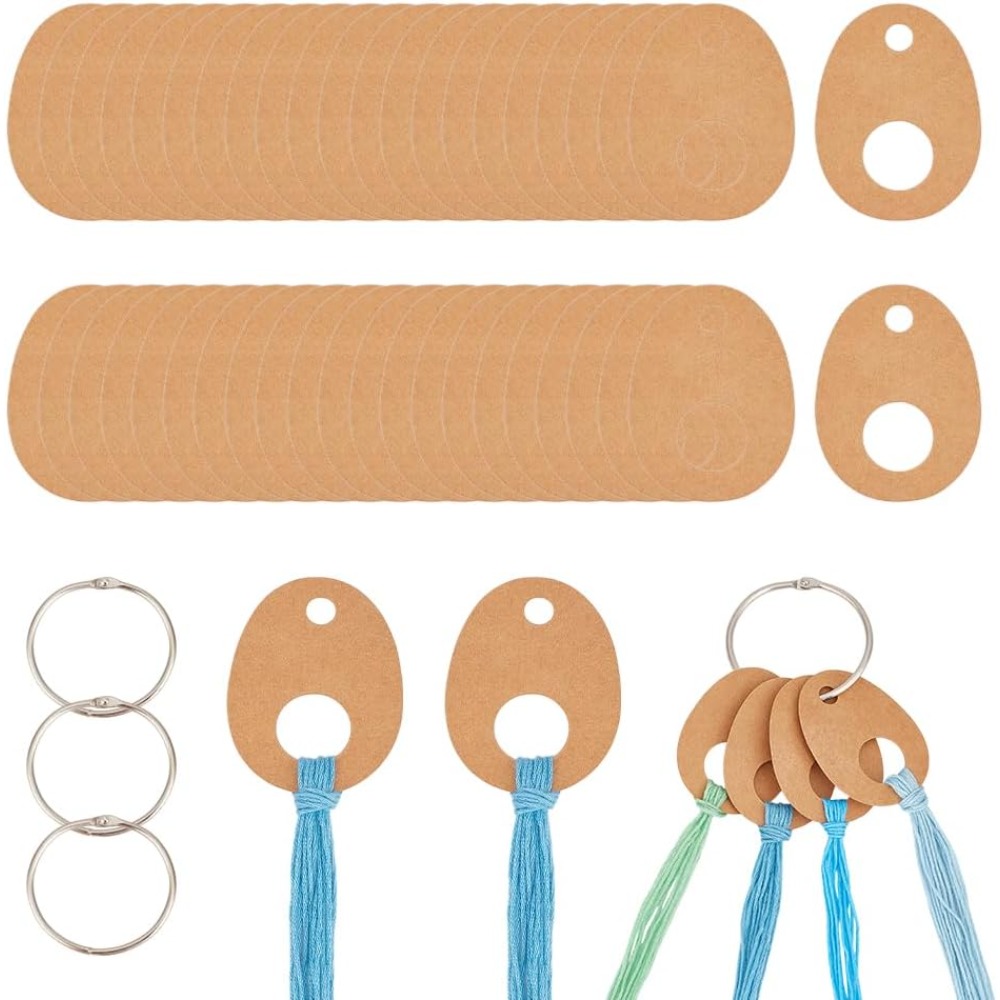 100 Uds. De gotas de hilo de l - Embroidery Paper reseña y precio
