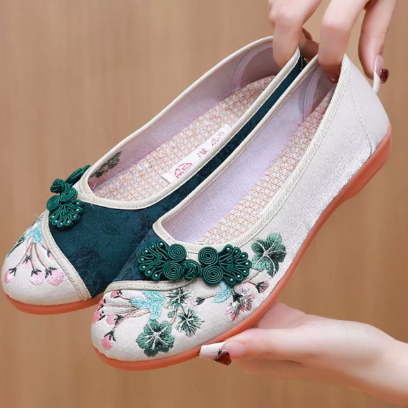 Zapatos de lona de estilo chin - Embroidery Shoes reseña y precio