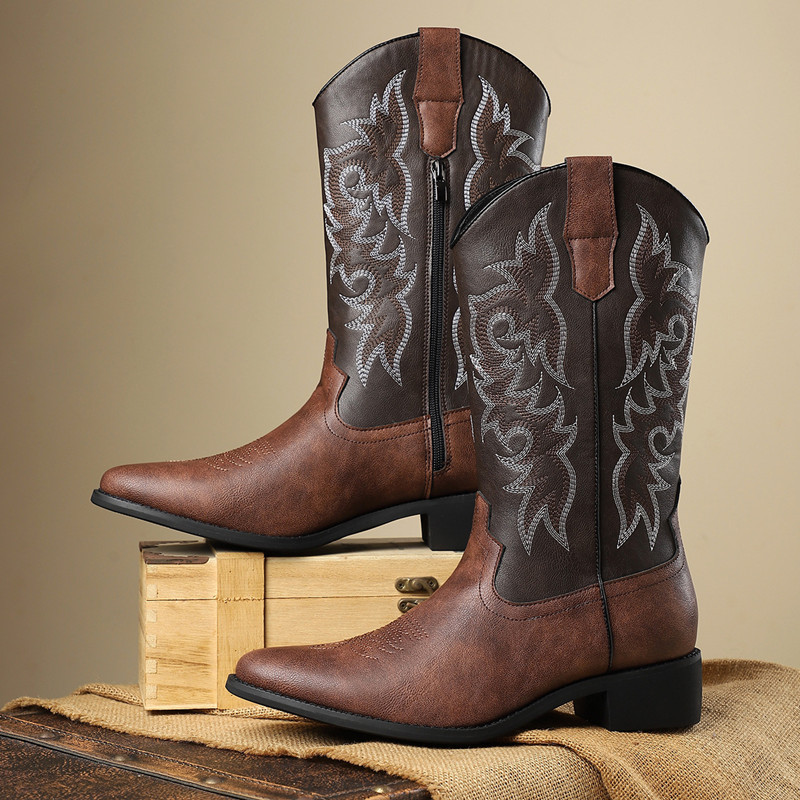 NUEVAS Botas Altas para Hombre - Embroidery Stitches reseña y precio