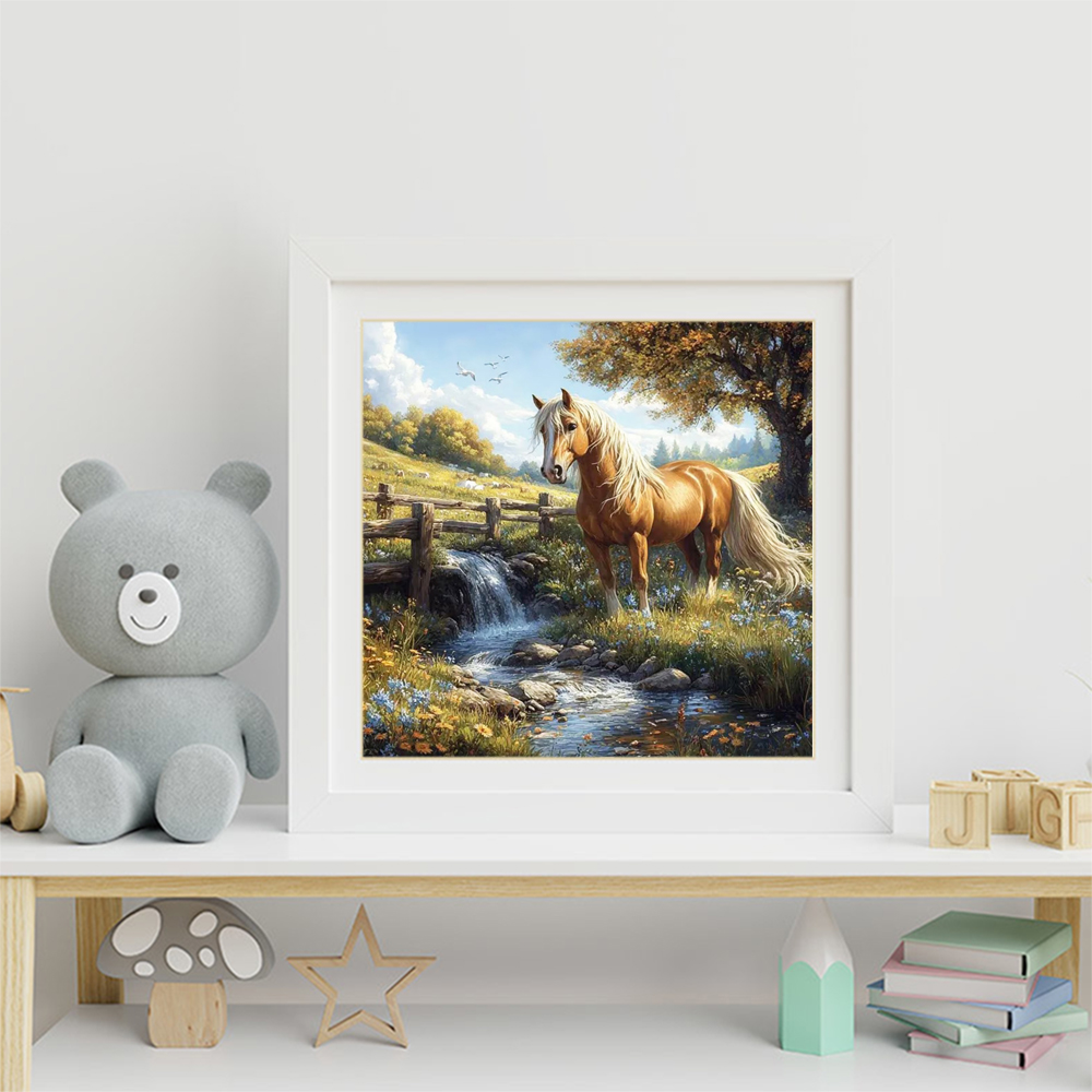 EverShine DIY Pintura de Diama - Embroidery Horse reseña y precio