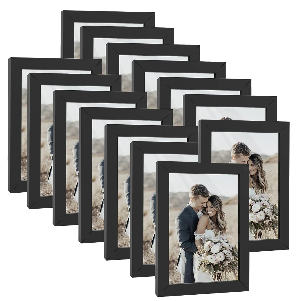 Marcos de fotos de madera de 4 - Frame Display Wood reseña y precio
