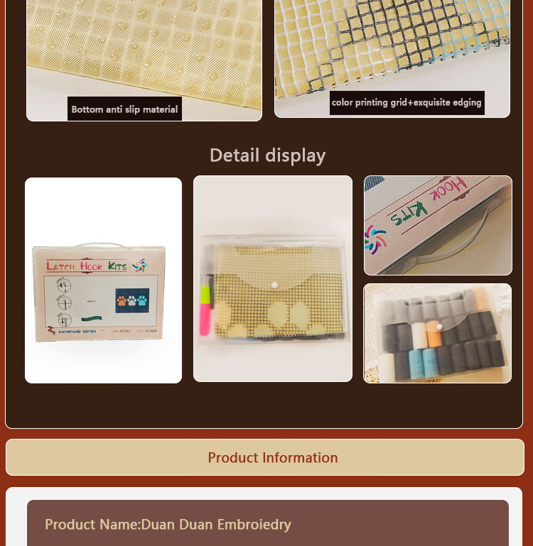 Kits de ganchos de hilo acríli - Embroidery Horse reseña y precio
