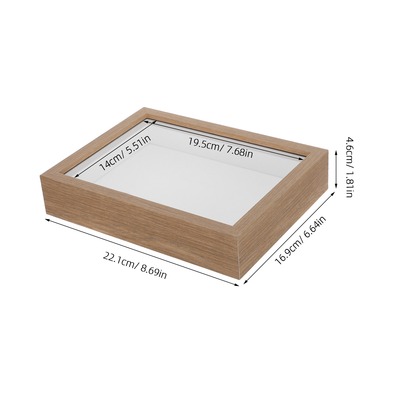 Vitrina de exhibición de insec - Frame Display Wood reseña y precio