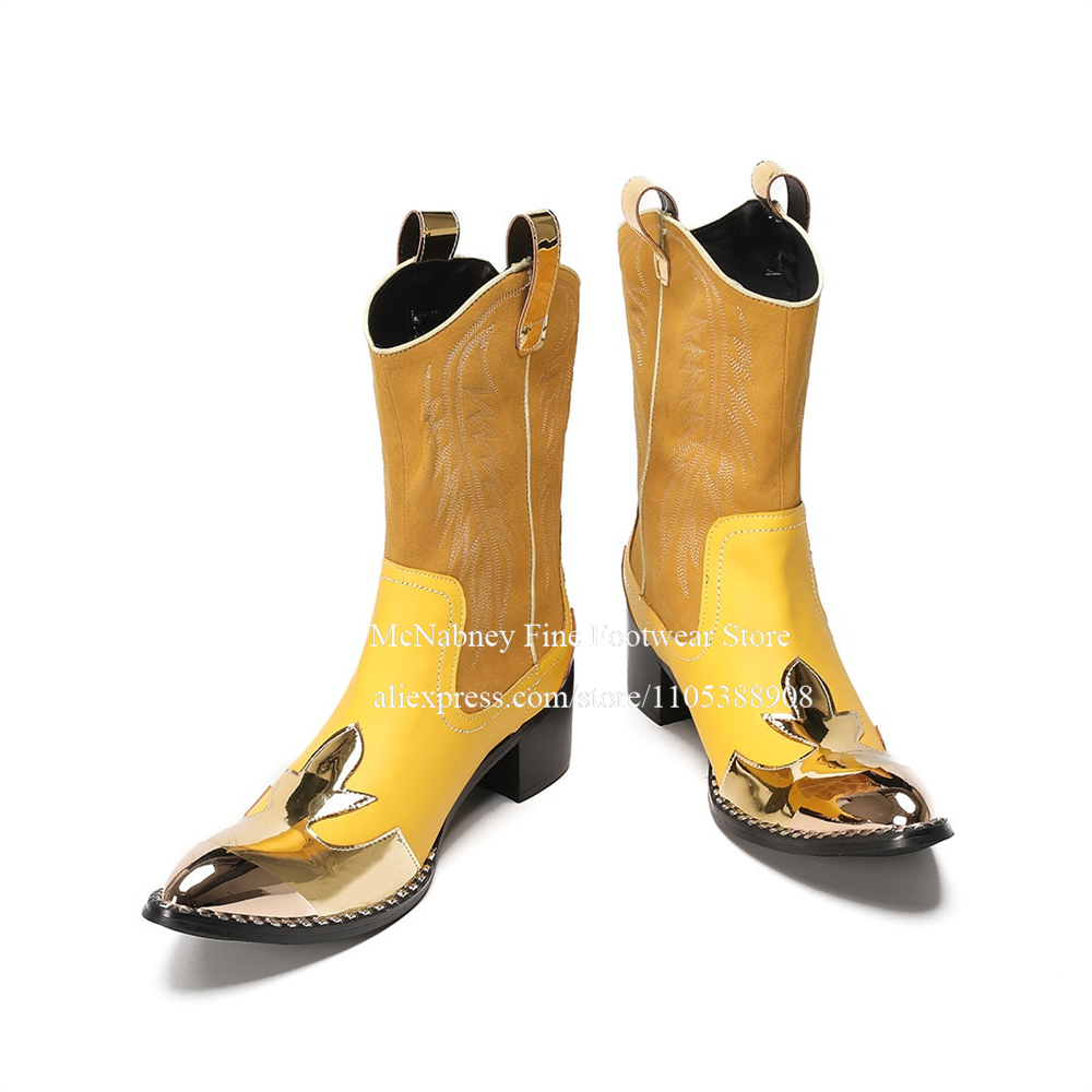 Botas Vaqueras Occidentales de - Embroidery Gold reseña y precio